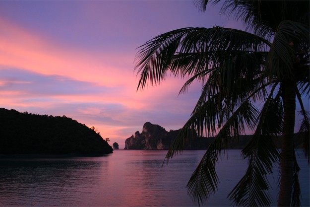 Sunset in Phi Phi