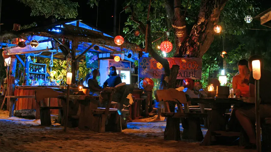 A beach bar on Koh Phi Phi