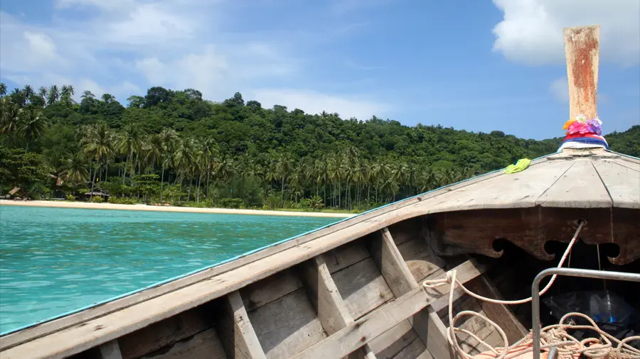 Long Tail Boat in Phi Phi