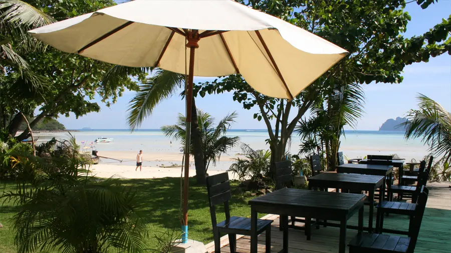 Beach restaurant on Phi Phi Island