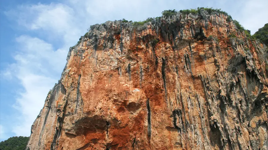 Climbing on Phi Phi Island